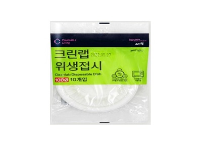 크린랩 위생 접시 100￠x10개입