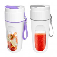 뉴에이커 휴대용 무선 믹서기 텀블러 빨대 미니 블렌더 과일 주스 쉐이커 340ml